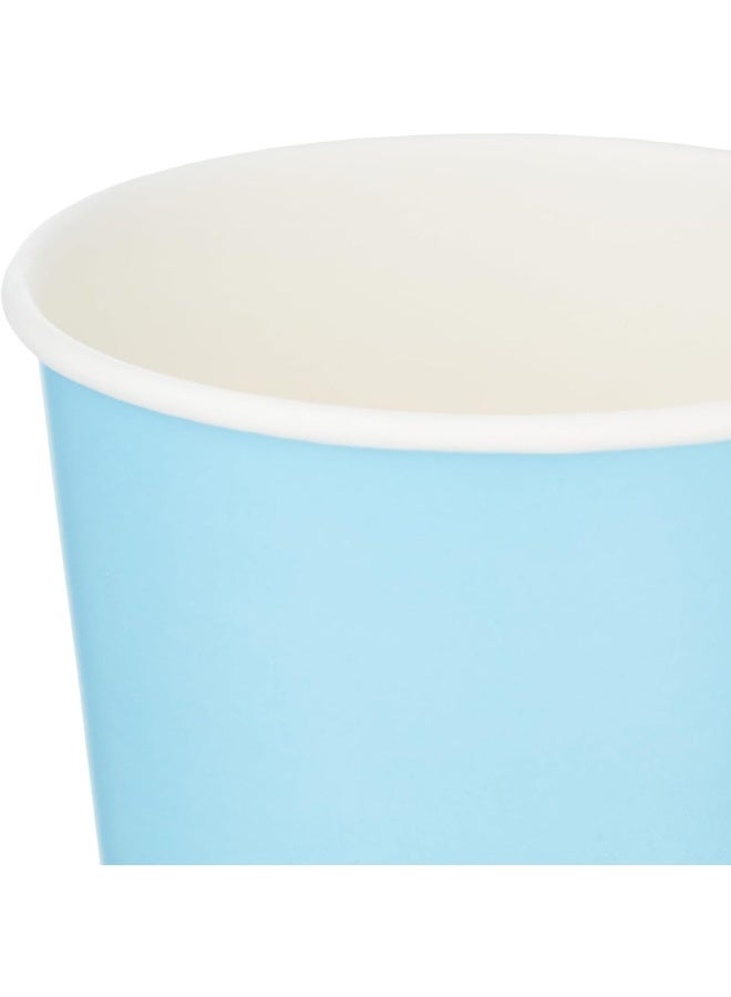 SNH Packing [Pack of 25] Disposable Double Wall Light Blue Coffee Cups 12 Ounce Coffee Cups To Go 25 pack Paper Coffee Cups and Designs, Recyclable, Hot Coffee Cups. - Image 3